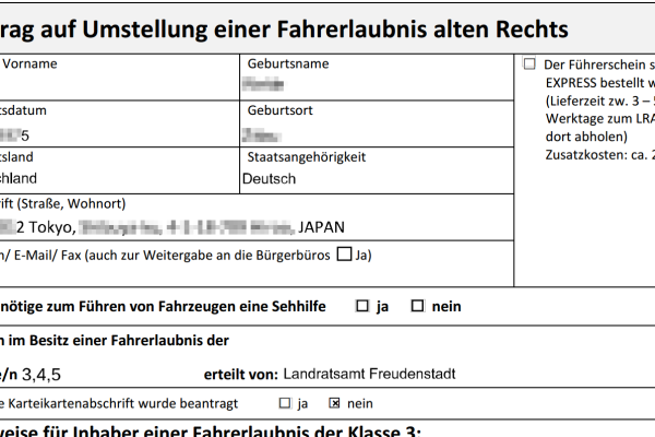 Führerschein Umtausch aus dem Ausland - Eine Katastrophe