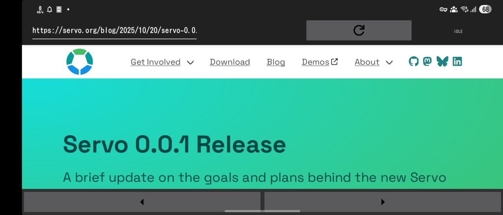 Servo in Android